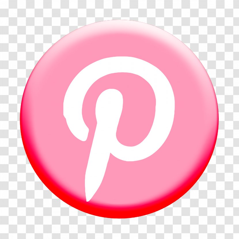 Media Icon Pinterest Rs - Logo - Magenta Symbol Transparent PNG