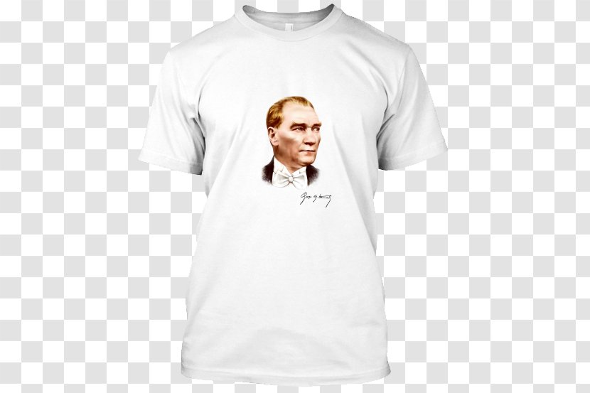T-shirt Hoodie Clothing Sizes - Sleeve - Mustafa Kemal Ataturk Transparent PNG