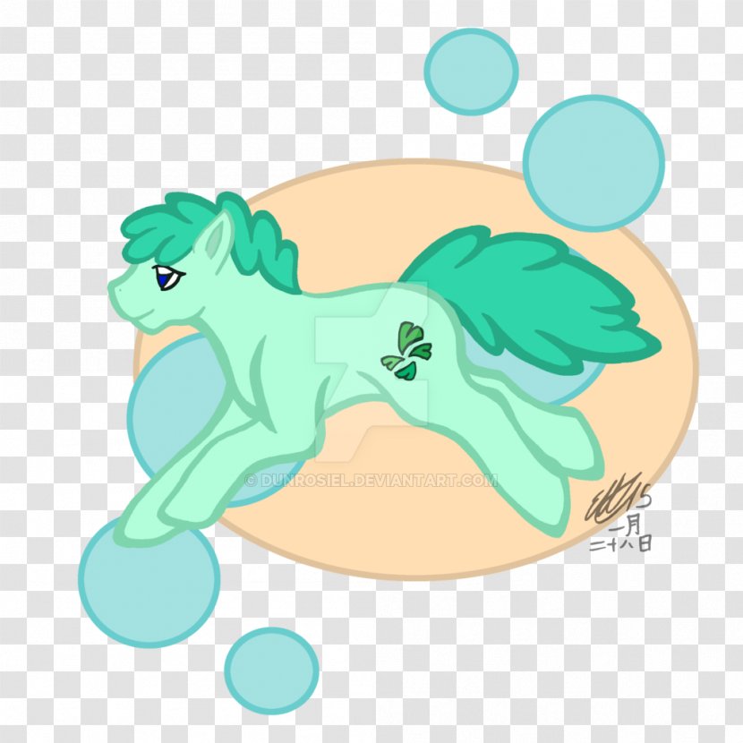 Horse Mammal Turquoise Clip Art - Fictional Character Transparent PNG