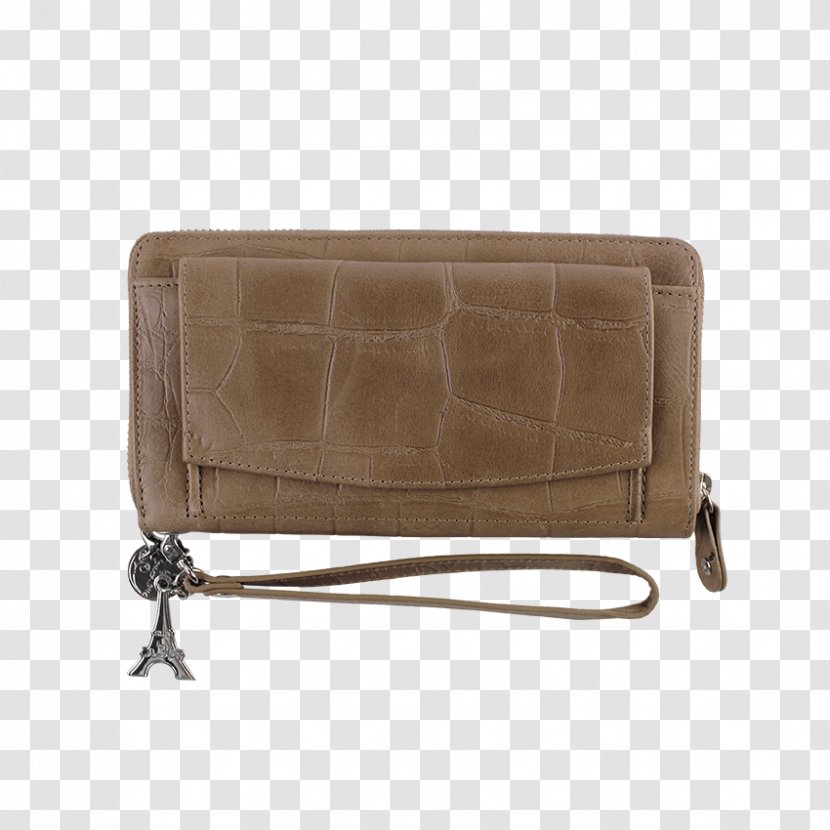 T-shirt Wallet Handbag Clothing Leather - Beige Transparent PNG