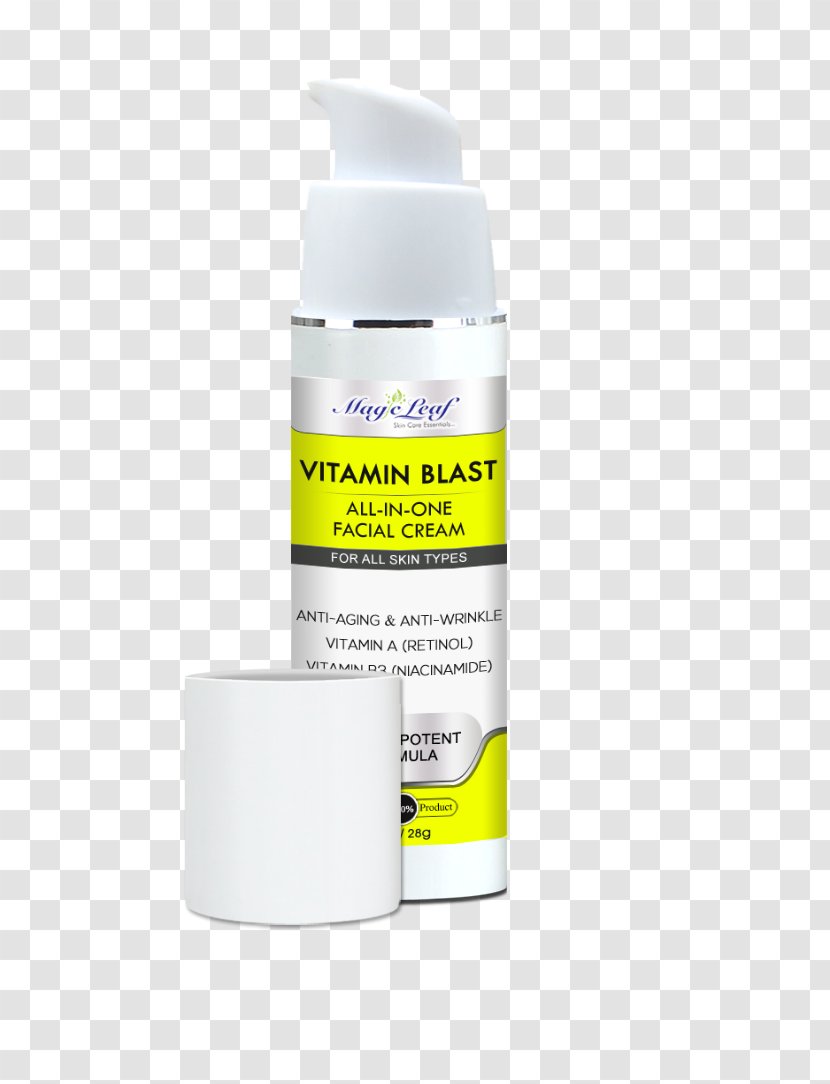 Lotion Anti-aging Cream Retinol Niacin - Skin - Face Transparent PNG