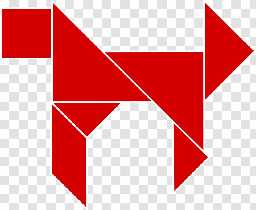 Tangram Puzzle Coloring Book Mathematical Game Pattern - Template - Logo Transparent PNG