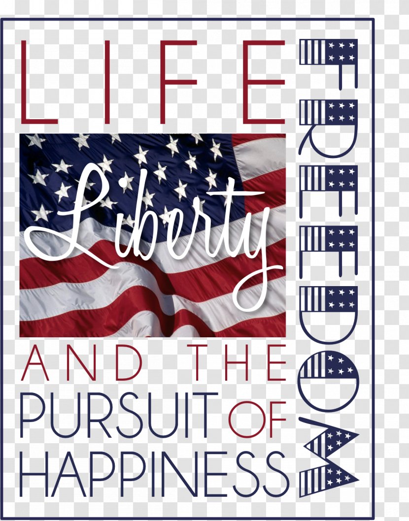 Flag Of The United States Graphic Design Text Pattern - Banner Transparent PNG