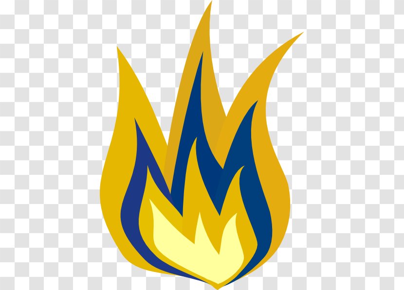 Yellow Flame Blue Clip Art - Fire - And Transparent PNG