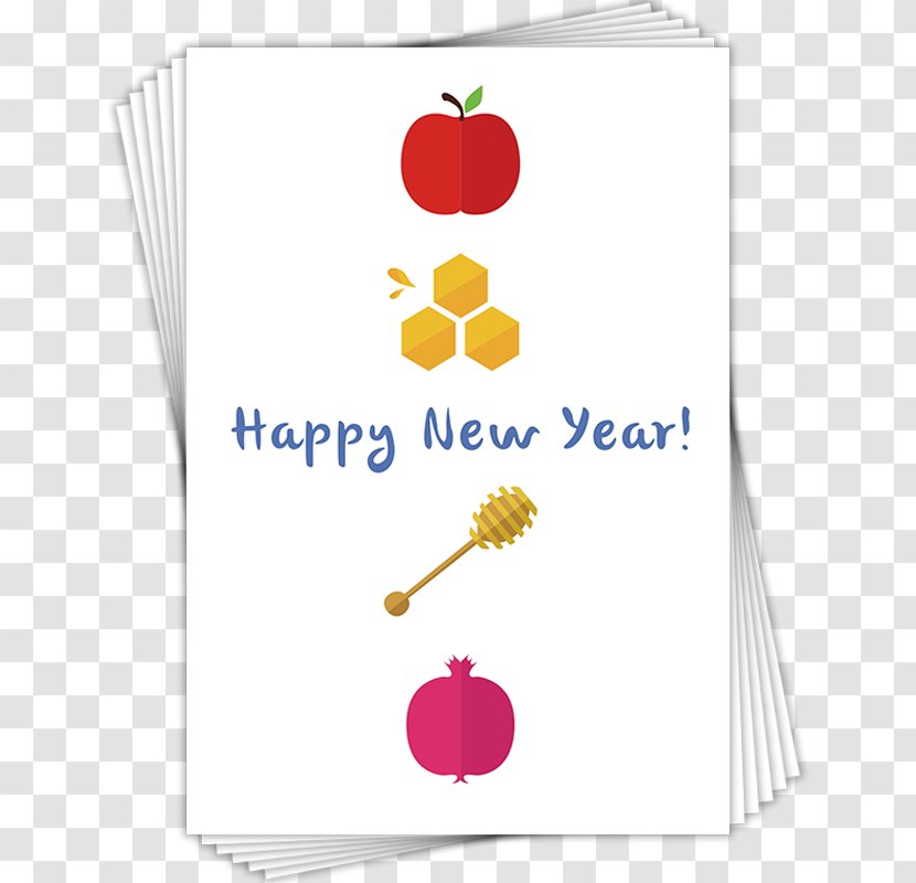 Rosh Hashanah Greeting & Note Cards Judaism New Year - Wish Transparent PNG