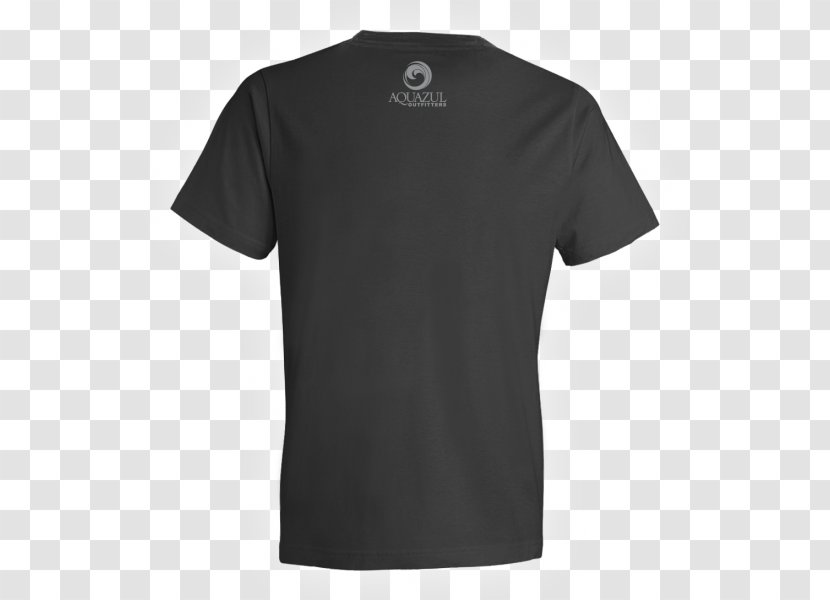 T-shirt Crew Neck Sweater Sleeve - Black Transparent PNG