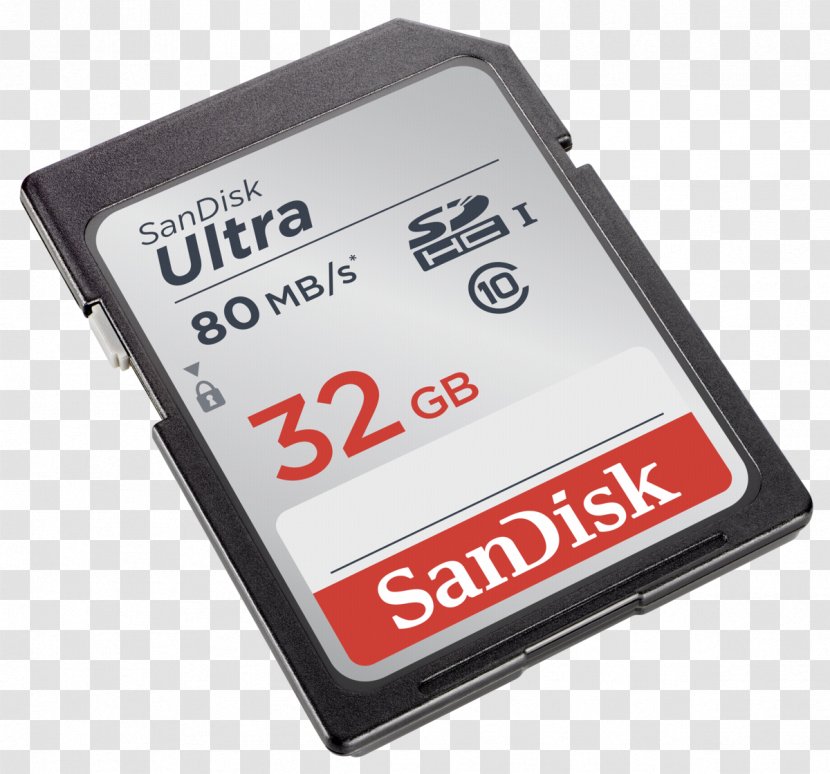 SDHC Secure Digital Flash Memory Cards SanDisk SDXC - Card - Camera Transparent PNG
