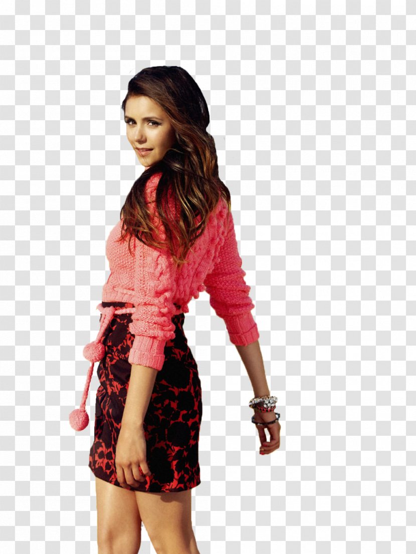 Nina Dobrev The Vampire Diaries Elena Gilbert Katherine Pierce Magazine - Tree Transparent PNG