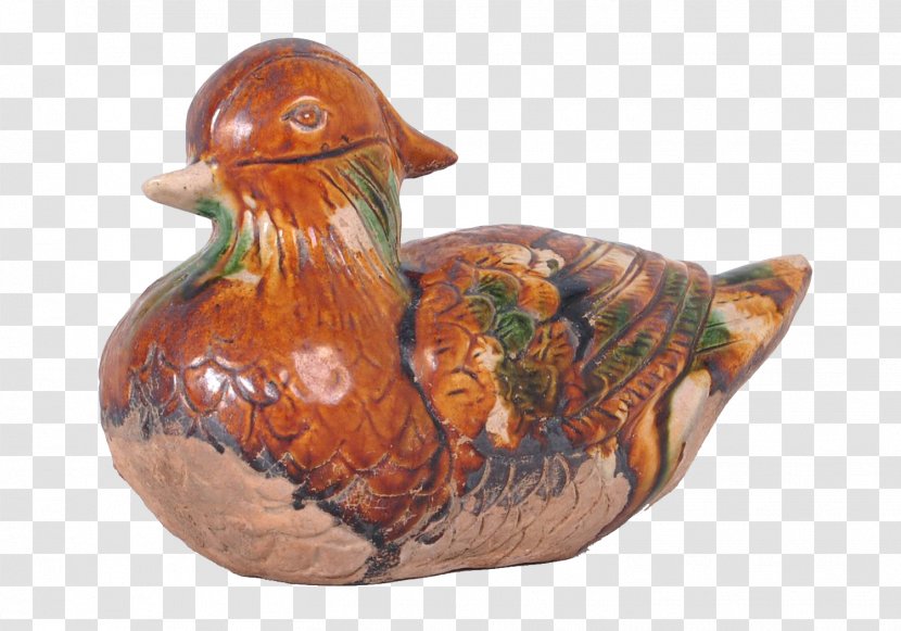 Duck Pottery Sancai - Ceramic - Tang Transparent PNG