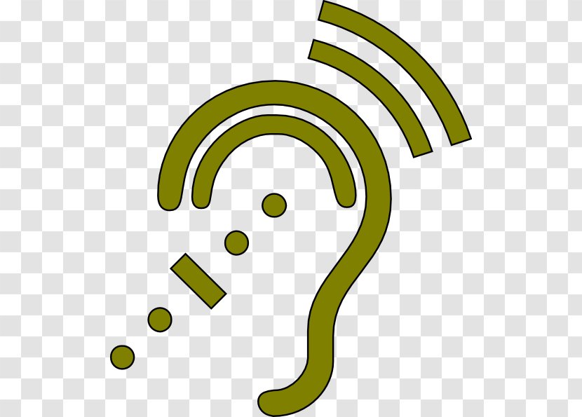 Hearing Aid Assistive Technology Clip Art - Green - Cliparts Transparent PNG