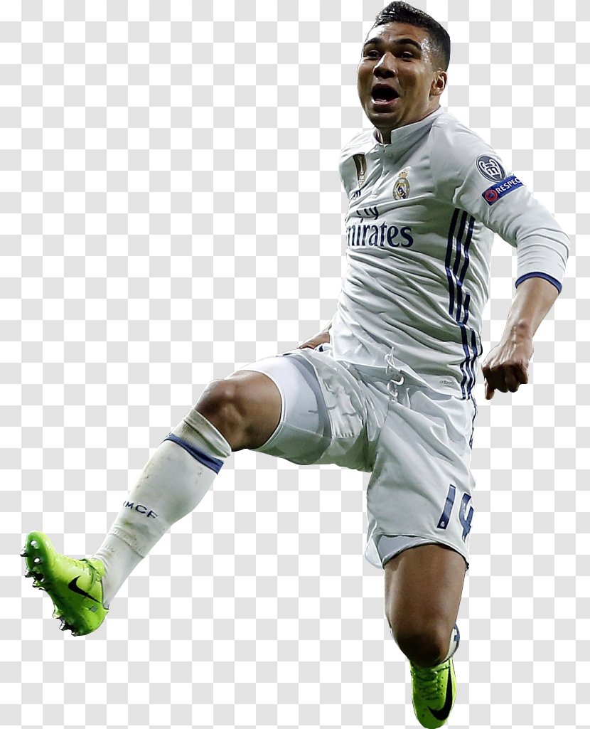 Casemiro Real Madrid C.F. Football Player Soccer Sport - Jersey - REAL MADRID Transparent PNG