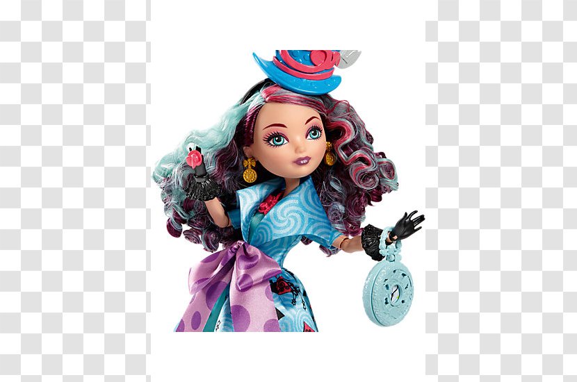 Ever After High Way Too Wonderland Madeline Hatter Doll Legacy Day Apple White Toy Transparent PNG