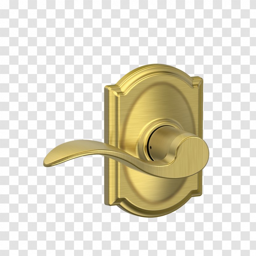 Lock Door Handle Brass Schlage Lever Transparent PNG