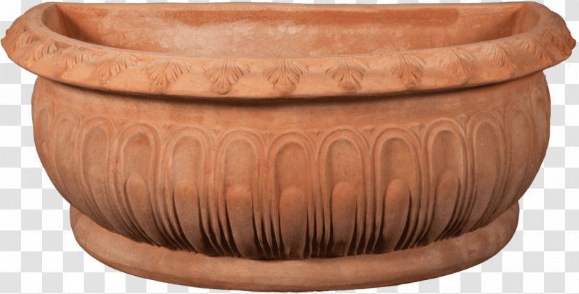 Terracotta Pottery Ceramic Vase Flowerpot - Bowl Transparent PNG