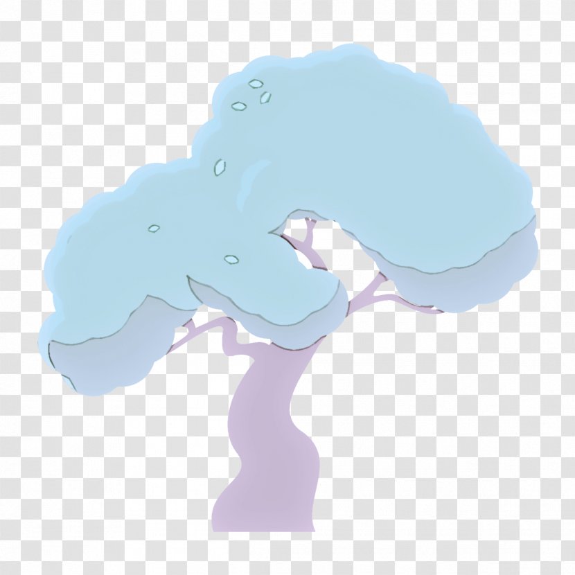 Cloud Tree Cartoon Plant Meteorological Phenomenon Transparent PNG