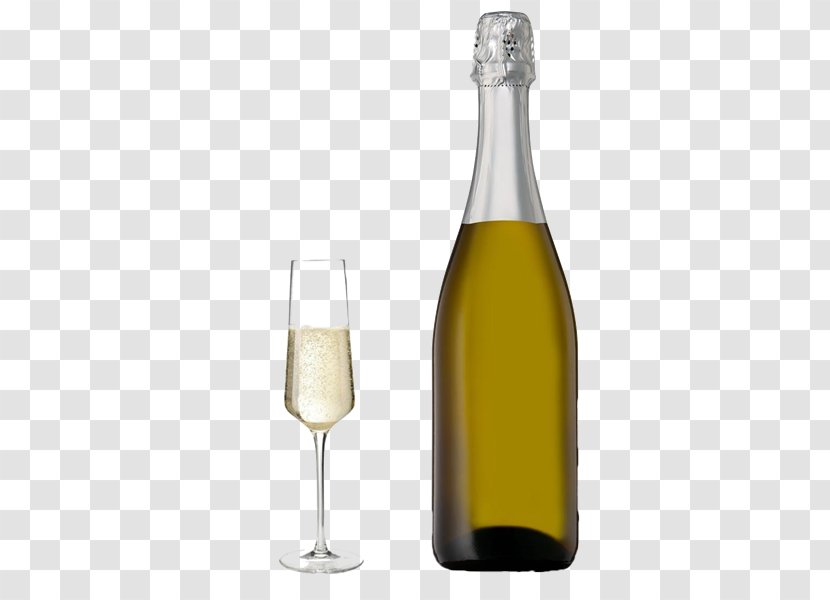 Champagne Bottle - Cider - Label Liqueur Transparent PNG