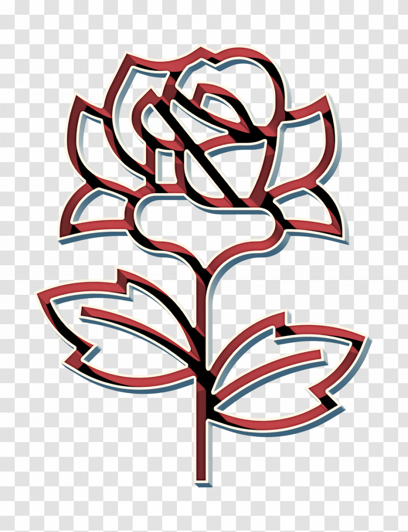 Rock And Roll Icon Rose Icon Flower Icon Transparent PNG