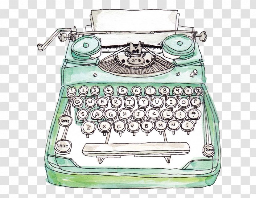 Typewriter Office Equipment Supplies Transparent PNG