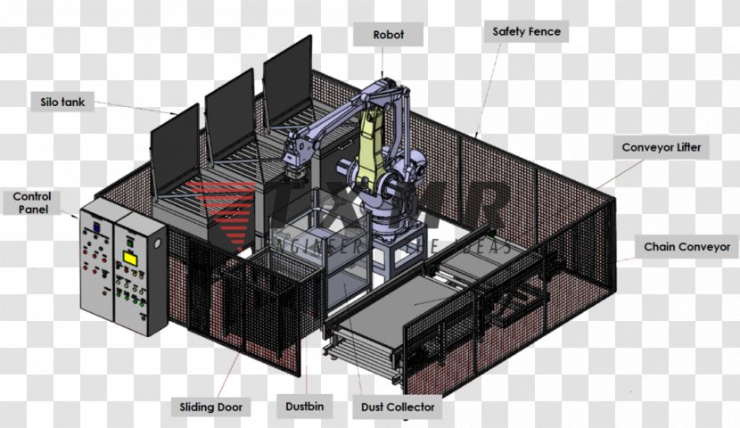 Conveyor System Mechanical Engineering Automation - Quality - Robotics Transparent PNG