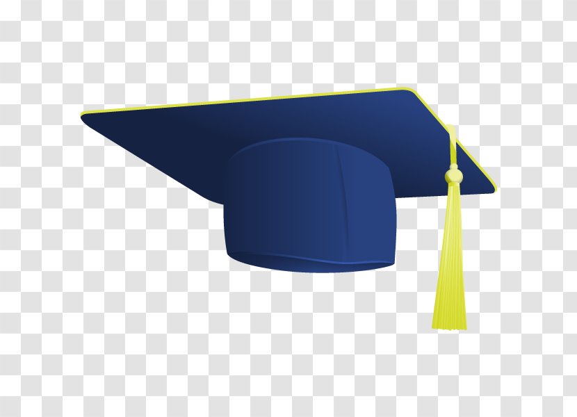 Graduation Ceremony Clip Art - Cobalt Blue - Hat Transparent PNG