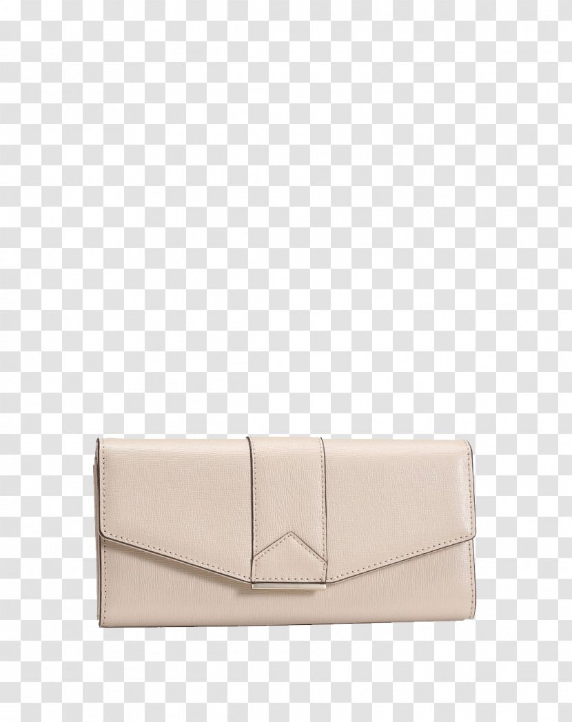 Leather Handbag Messenger Bags - Beige - Elle Wallet Transparent PNG