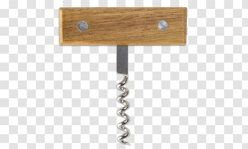 Corkscrew Wine - Wood Transparent PNG