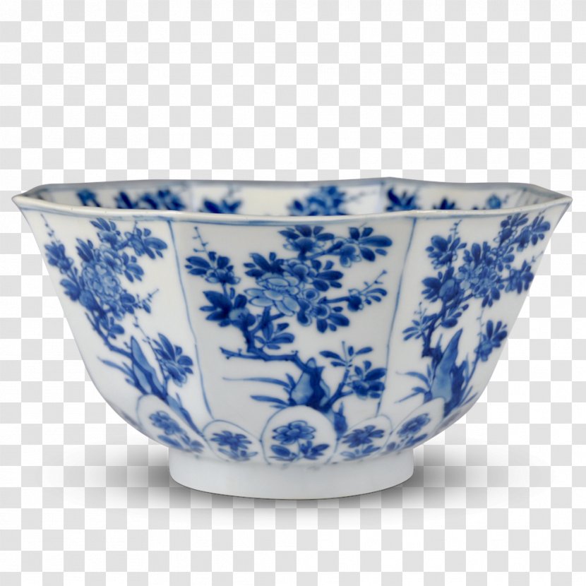 Blue And White Pottery Ceramic Bowl Tableware Porcelain - Cup - Celadon Vase Transparent PNG