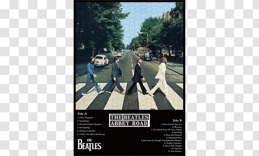 Abbey Road Studios Album Cover The Beatles - Heart Transparent PNG