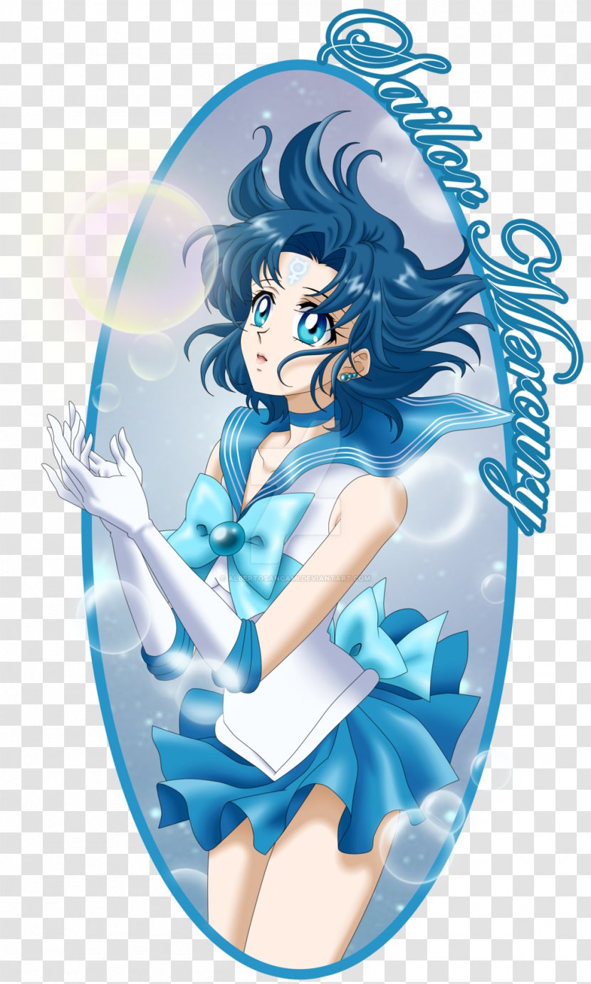 Sailor Mercury Moon Pluto Chibiusa Mars - Silhouette Transparent PNG