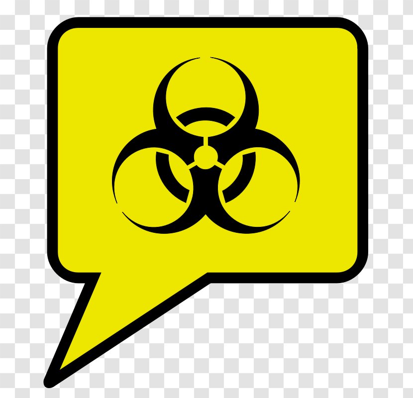 Biological Hazard Symbol Biology Decal Sign Transparent PNG