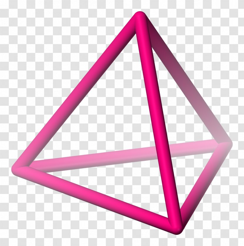 Three-dimensional Space Tetrahedron Pyramid Shape Triangle Transparent PNG