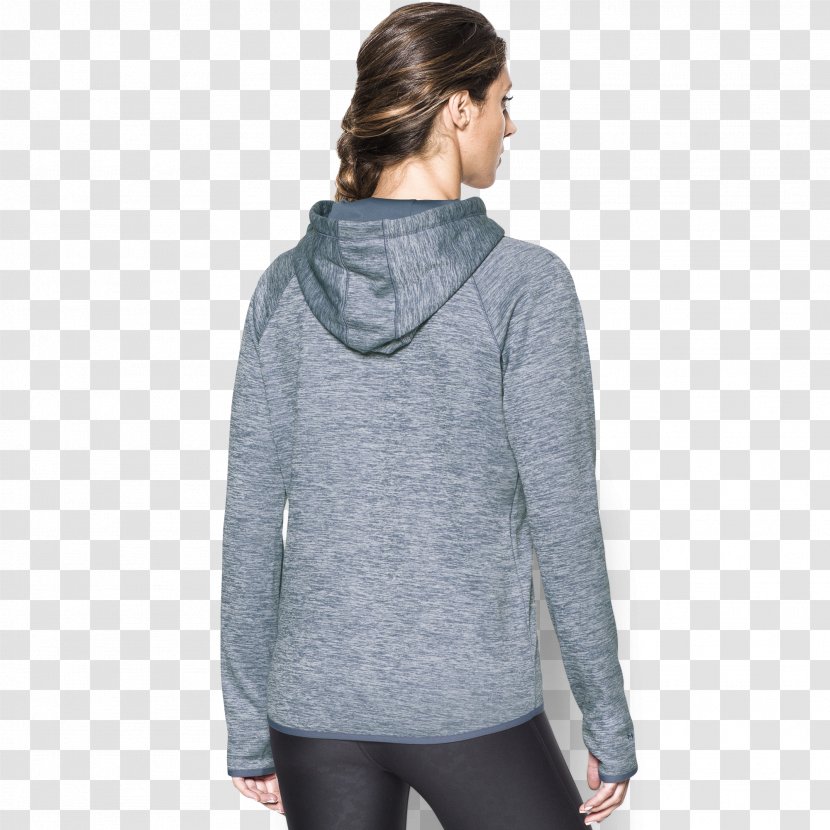 Hoodie Shoulder Sleeve - Under Armour Logo Transparent PNG