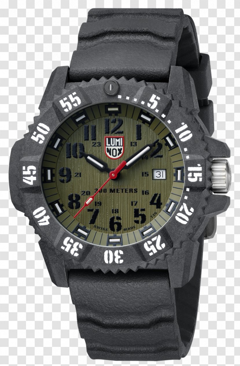 Luminox Navy Seal Colormark 3050 Series Watch United States SEALs Chrono 3080 - Strap Transparent PNG