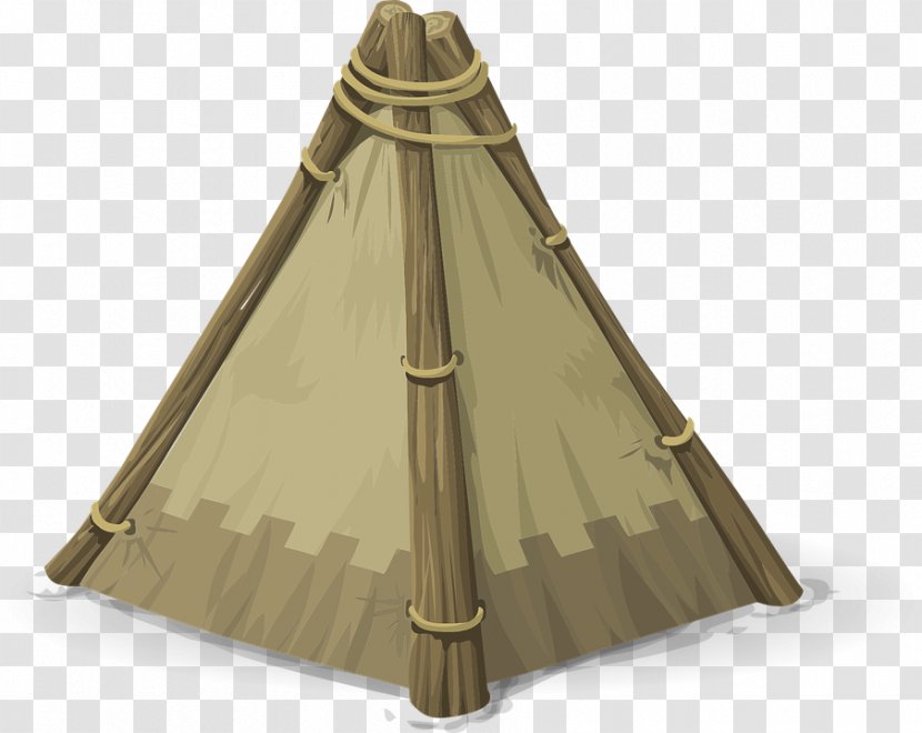 Tent Tipi Campsite Clip Art - Native Americans In The United States Transparent PNG