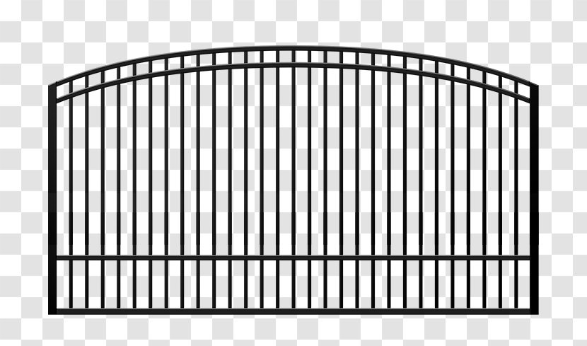 Wrought Iron ALEKO Steel Dual Swing Driveway Gate Fence - Gates Transparent PNG
