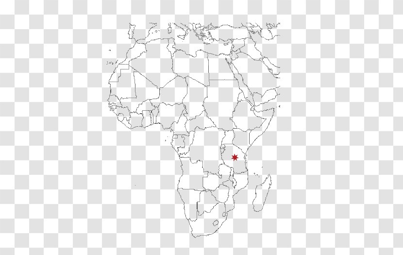 Blank Map World Mapa Polityczna Africa - Tree Transparent PNG