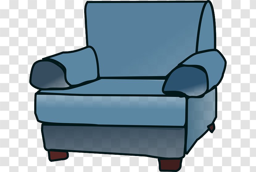 Table Chair Recliner Couch Clip Art - Furniture - Old Transparent PNG