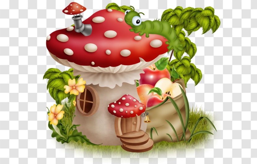 Common Mushroom Fungus Strawberry - Royal Icing Transparent PNG