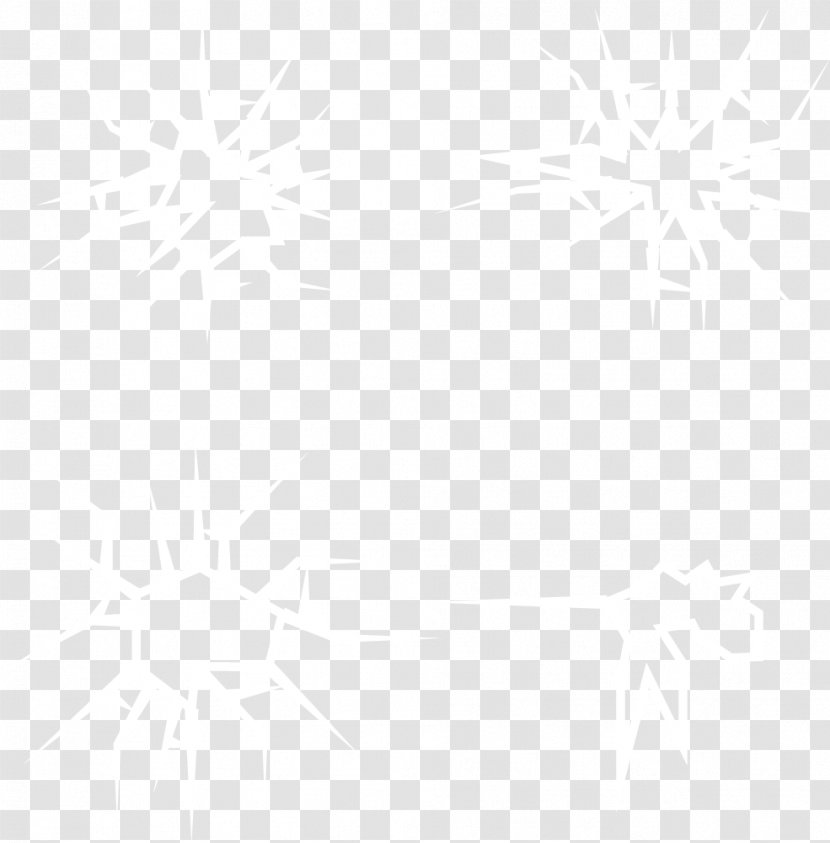 White Symmetry Black Angle Pattern - Shatter Glass Transparent PNG