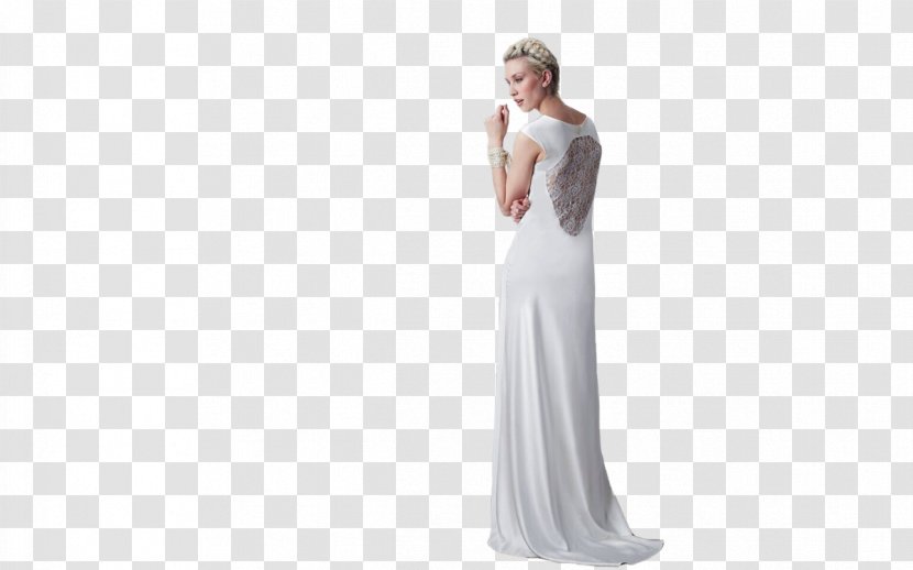 Wedding Dress Shoulder Cocktail Party - Watercolor Transparent PNG