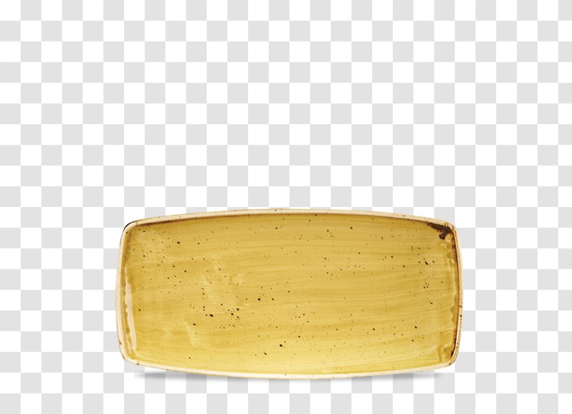 Yellow Plate Rectangle Mustard Seed Tableware - Stone Transparent PNG