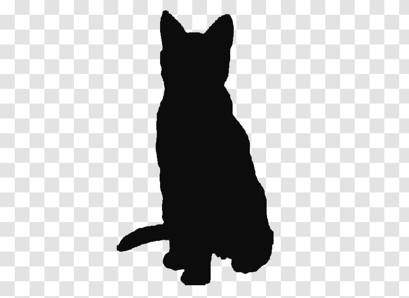 Cat Silhouette - Blackandwhite Snout Transparent PNG