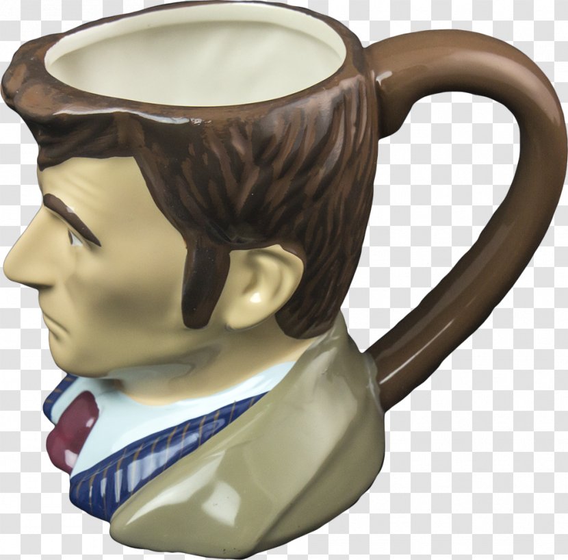 Coffee Cup Tenth Doctor Sixth Mug - Peter Davison Transparent PNG
