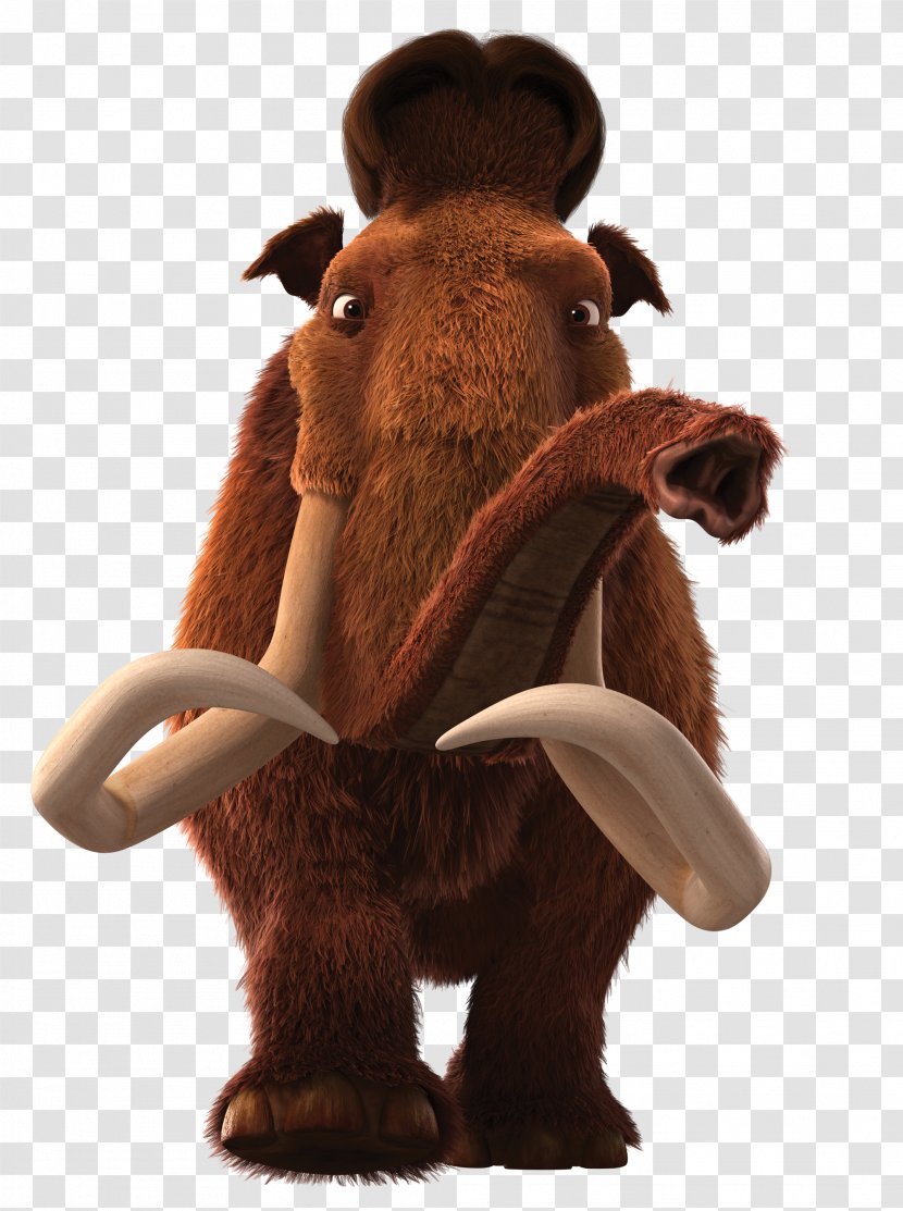 Manfred Sid Scrat Woolly Mammoth Ice Age - The Meltdown Transparent PNG