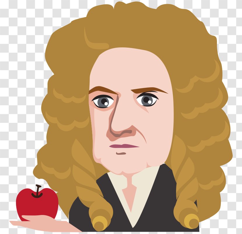 Isaac Newton Scientist Physicist Mathematician Physics - Silhouette Transparent PNG