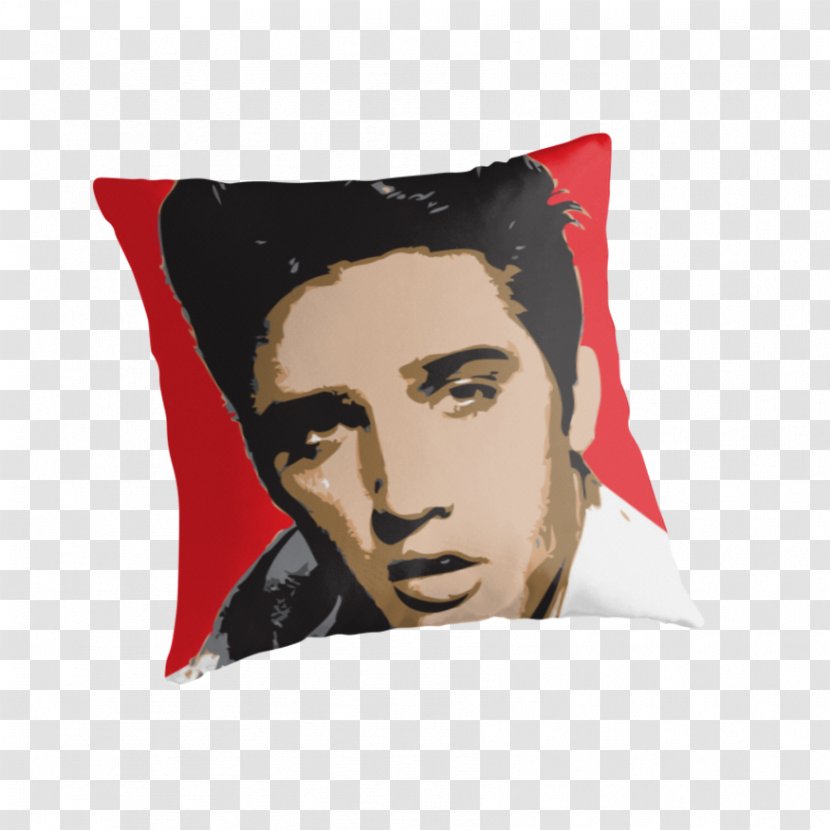 Elvis Presley Portrait Pop Art Canvas Print - Pillow Transparent PNG