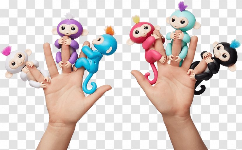 Fingerlings WowWee Toy Monkey Child - Stuffed Transparent PNG
