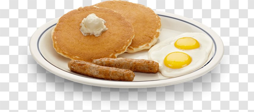 Pancake Breakfast Omelette Sausage Gravy Ham And Eggs Transparent PNG