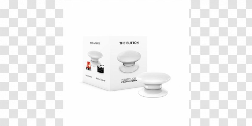 Fibar Group Fibaro The Heat Controller Starter Pack ZW5 EU Z-Wave White Thermostat Panic Button Transparent PNG