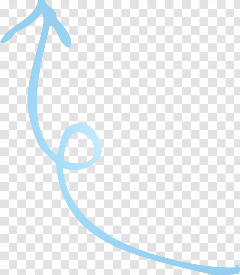 Curved Arrow Transparent PNG